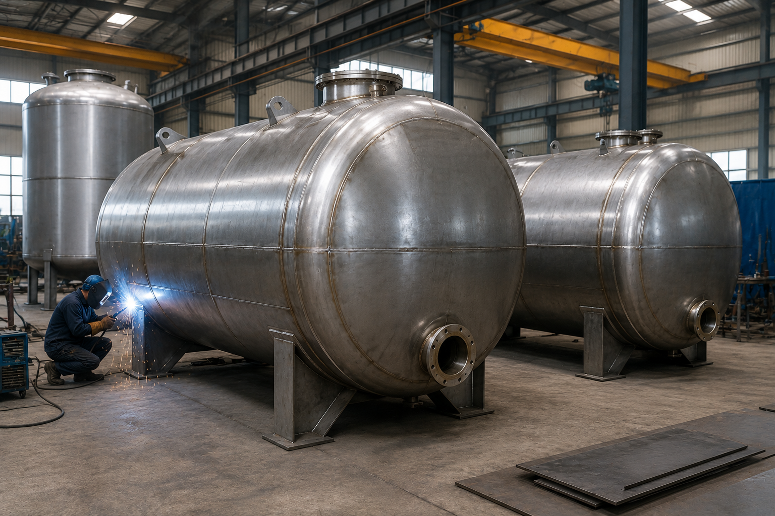 Fabrication of MS / SS Tanks